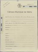 OP 5454/1970
Fernando de Almeida Mascarenhas Meireles de Sousa
Barril, Encarnação
Construção de uma moradia e muro
Licença de construção n.º 1518/70
Licença de habitação n.º 225/71
muro licença n.º 1110/71
