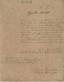 Ofício do juiz da Irmandade do Santíssimo Sacramento de Santo Isidoro, Bento José Alberto Gorjão, dirigido ao administrador do Concelho de Mafra, a informar do envio das contas de receita e despesa da referida Irmandade, relativas ao ano económico de 1890 e 1891, para aprovação superior. 