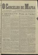 O Concelho de Mafra: Jornal Regionalista, Ano 16, n.º 497