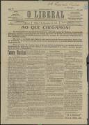 O Liberal: Semanário do Partido Republicano Nacionalista, Ano 4, n.º 165