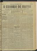 O Correio de Mafra: Jornal semanal, noticioso e agrícola, defensor dos interesses da Comarca de Mafra, Ano 6, n.º 209