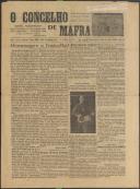 O Concelho de Mafra: Jornal Regionalista, Ano 9, n.º 325