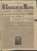 O Concelho de Mafra: Jornal Regionalista, Ano 18, n.º 532