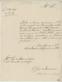 Ofício do juiz da Irmandade do Santíssimo Sacramento de Santo Isidoro, Marciano Jorge, dirigido ao administrador do Concelho de Mafra, a informar do envio do orçamento da referida Irmandade, relativo ao ano económico de 1882 a 1882, para aprovação superior. 