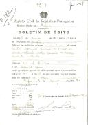 Boletim de Óbito 2517
Carlos Manuel Simões
Coval 188