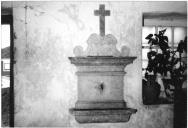 Fotografia da Pia Batismal da Capela do Espírito Santo em Enxara do Bispo