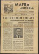 Mafra Agrícola: Boletim informativo da Cooperativa Agrícola dos Produtores de Leite do Concelho de Mafra, Ano 1, n.º 6