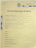 OP 5994/1971 - Paulo Filipe Borges - Charneca-Encarnação-Mafra
Reconstrução de um barracão (legalização)
Licença de construção n.º 278/1971
Licença de utilização n.º 125/1971
