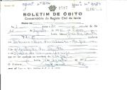 Boletim de Óbito 3787
João dos Santos
Coval 875;