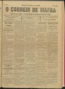 O Correio de Mafra: Jornal semanal, noticioso e agrícola, defensor dos interesses da Comarca de Mafra, Ano 3, n.º 64