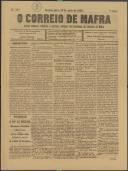 O Correio de Mafra: Jornal semanal, noticioso e agrícola, defensor dos interesses da Comarca de Mafra, Ano 5, n.º 174