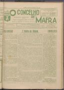 O Concelho de Mafra: Semanário ilustrado. Órgão de Propaganda e Defesa do Concelho, Ano 1, n.º 39