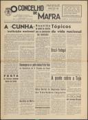 O Concelho de Mafra: Jornal Regionalista, Ano 31, n.º  729