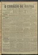 O Correio de Mafra: Jornal semanal, noticioso e agrícola, defensor dos interesses da Comarca de Mafra, Ano 5, n.º 159