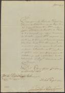 Ofício do sub prefeito interino de Torres Vedras, Francisco de Assis de Almada Trigoso, para o presidente da Câmara Municipal da Carvoeira, a informar do envio de cópia da Portaria de 24 de Abril de 1835 do Ministério do Reino, relativa aos reparos das estradas. 