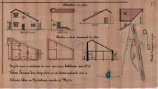 OP Valério Francisco Vera - Montachique / Milharado - Construir uma casa de habitação - Licença de construção nº. 208/1945 - Licença de utilização Nº. 777(8)/1945.