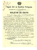 Boletim de Óbito 836
Júlia Valette de Faria e Sousa
Coval 545