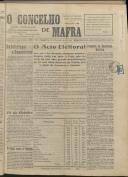 O Concelho de Mafra: Jornal Regionalista, Ano 10, n.º 354