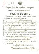 Boletim de Óbito 1060
Maria de Jesus Sousa
Coval 189