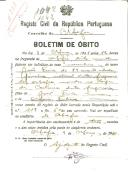 Boletim de Óbito 1042
João Freire
Coval 328