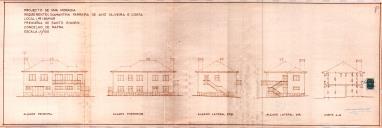 OP Diamantina Parreira de Avis Oliveira e Costa - Ribamar / Santo Isidoro - Construir uma moradia - Licença de construção nº. 1881/1957 - Licença de utilização nº. 1386/1958.