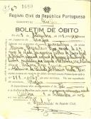 Boletim de Óbito 1680
Eurico Herculano Diogo
Coval 63