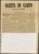 Gazeta do Campo: Folha das classes pobres, Ano 1 - nº 22