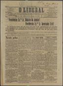 O Liberal: Semanário do Partido Republicano Liberal, Ano 1, n.º 43