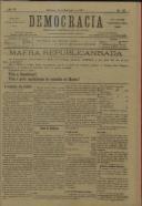 Democracia: Semanário republicano de Mafra, Ano 4, n.º 195