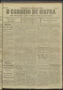 O Correio de Mafra: Jornal semanal, noticioso e agrícola, defensor dos interesses da Comarca de Mafra, Ano 5, n.º 161