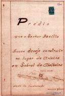 OP Basílio Lucas - Arieira / Sobral da Abelheira - Construir uma casa de habitação - Licença de construção nº. 666/1957 - Licença de utilização nº. 1943/1957.