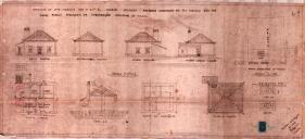 OP Joaquim Miranda - construção de moradia e demolição e reconstrução de arrecadação e construção de muro com 18 m - Casal Parol / Encarnação - licença de construção nº 1001/1955 