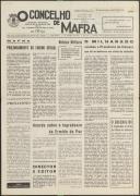 O Concelho de Mafra: Jornal Regionalista, Ano 36, n.º  779