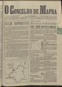 O Concelho de Mafra: Jornal Regionalista, Ano 17, n.º 516