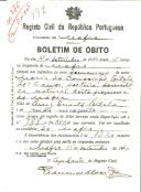 Boletim de Óbito 992
Maria da Conceição Portela 
Coval 276