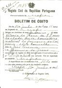 Boletim de Óbito 1585
Vitória de Jesus
Coval 233