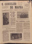 O Concelho de Mafra: Jornal Regionalista, Ano 19, n.º 553