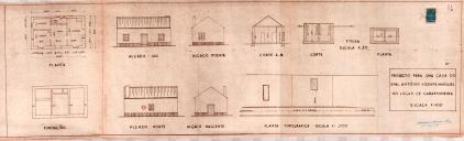 OP António Vicente Marques - Carapinheira / Mafra - Construir moradia - Licença de construção nº 1201/1954 - Licença de utilização nº 314/1960.