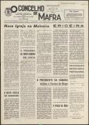 O Concelho de Mafra: Jornal Regionalista, Ano 36, n.º  780