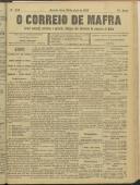 O Correio de Mafra: Jornal semanal, noticioso e agrícola, defensor dos interesses da Comarca de Mafra, Ano 6, n.º 223