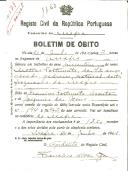 Boletim de Óbito 1160
Matias Fortunato
Coval 179