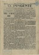 O Pingente: Órgão oficial da chuchadeira nos Concelhos de Má...fra, Carapinheira e Cacilhas, n.º 7