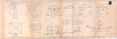 OP José Domingues - Achada / Mafra - Construir moradia - Licença de construção nº. 711/1957 - Licença de utilização nº. 1242/1961.