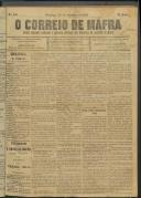 O Correio de Mafra: Jornal semanal, noticioso e agrícola, defensor dos interesses da Comarca de Mafra, Ano 4, n.º 141