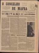 O Concelho de Mafra: Jornal Regionalista, Ano 23, n.º  600