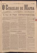 O Concelho de Mafra: Jornal Regionalista, Ano 18, n.º 548