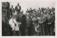 Inauguração de melhoramentos, com a presença do Governador Civil de Lisboa, Dr. Mário Madeira, e do Presidente da Câmara Municipal de Mafra, Capitão João Lopes.