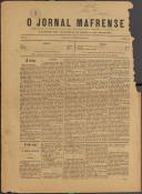 O Jornal Mafrense: Semanário noticioso, agrícola, científico, literário e recreativo, Ano 10, nº 475