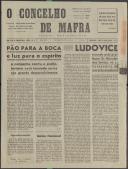 O Concelho de Mafra: Jornal Regionalista, Ano 20, n.º 561