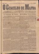 O Concelho de Mafra: Jornal Regionalista, Ano 18, n.º 539